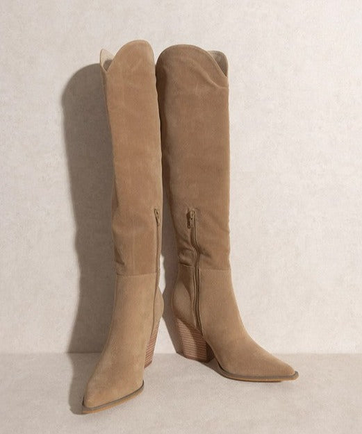 CLARA-KNEE HIGH WESTERN BOOTS