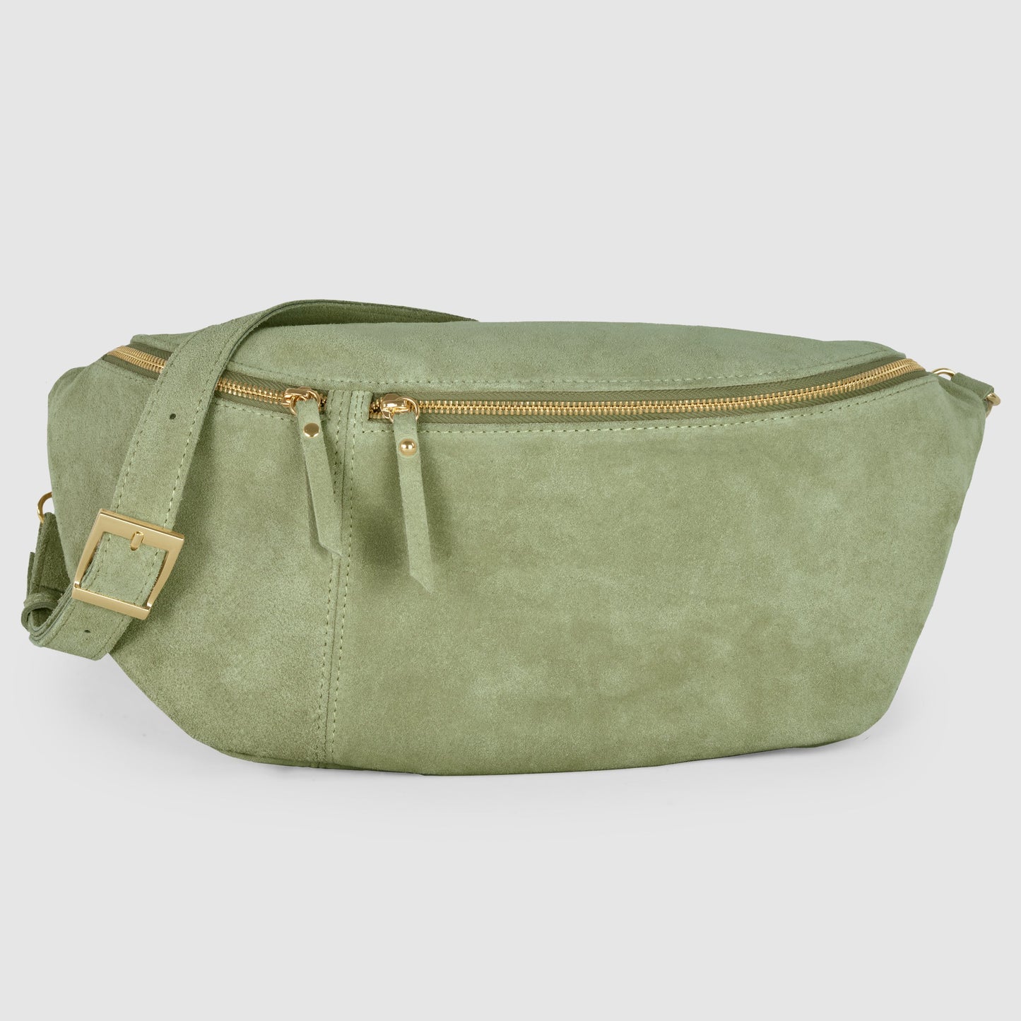 Suede Leather Crossbody Bag