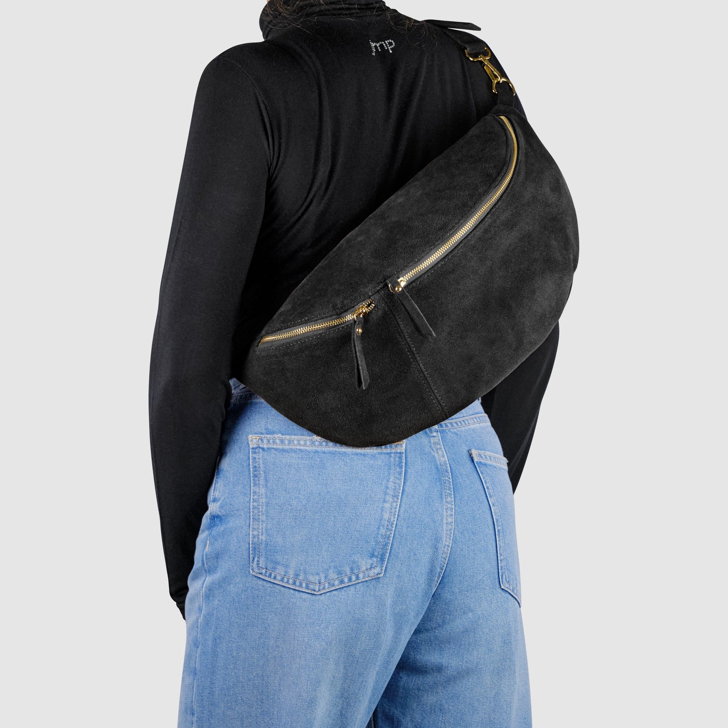 Suede Leather Crossbody Bag