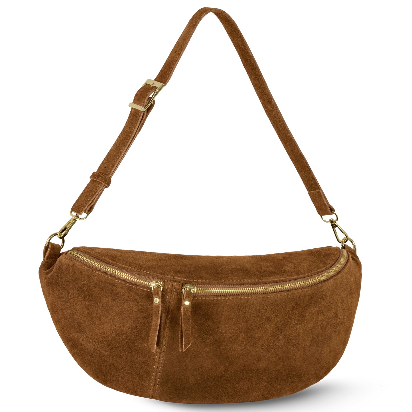 Suede Leather Crossbody Bag