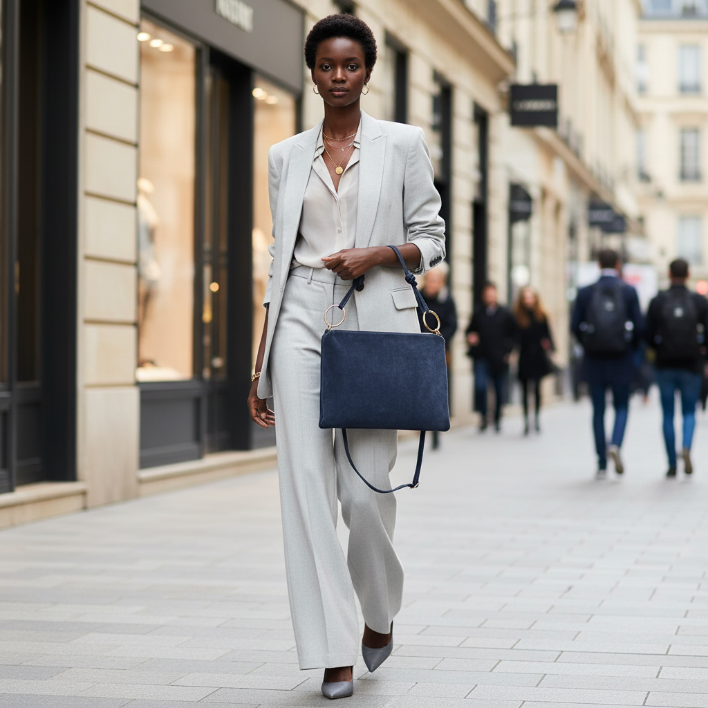 Suede Leather Shoulder Bag
