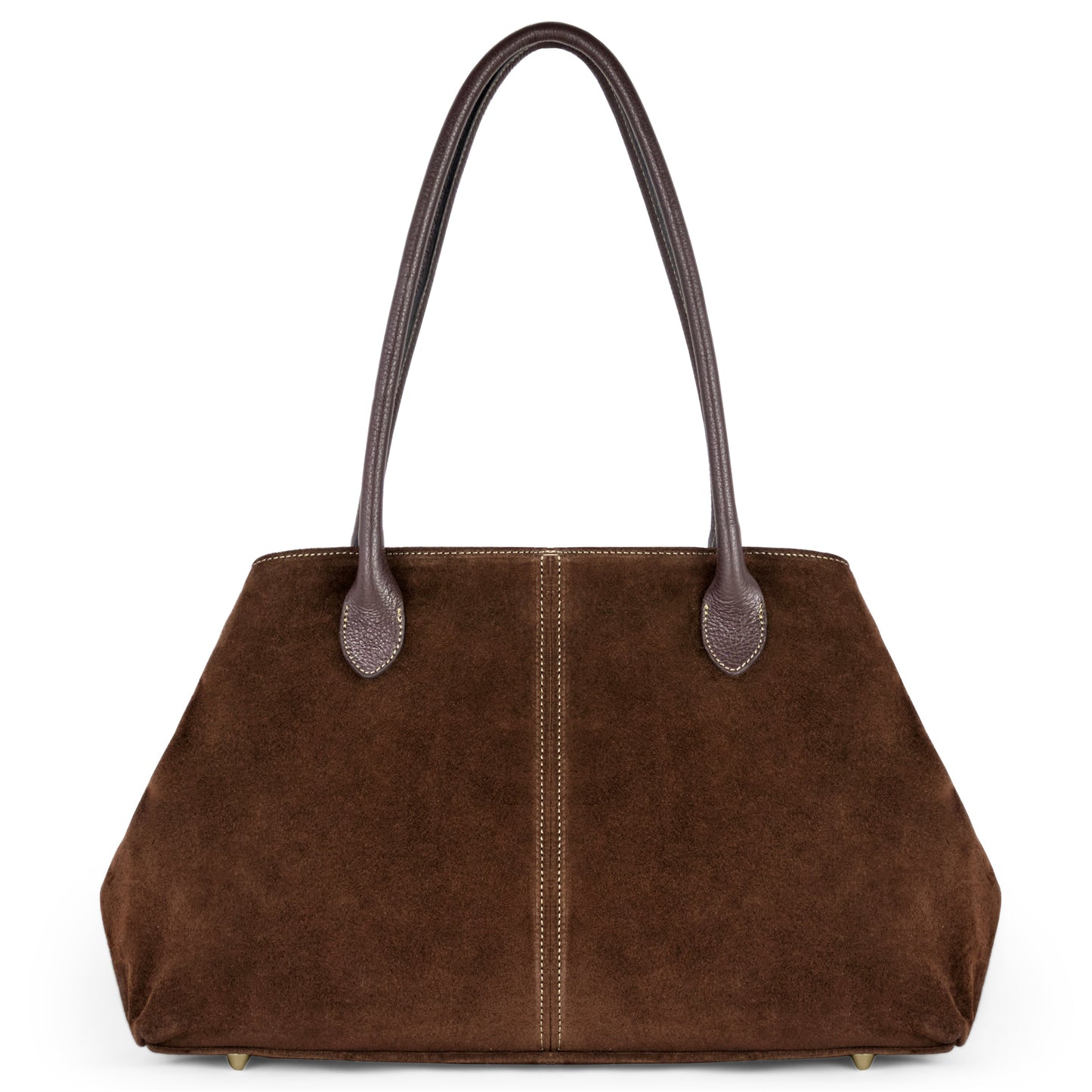 Suede Leather Satchel Bag