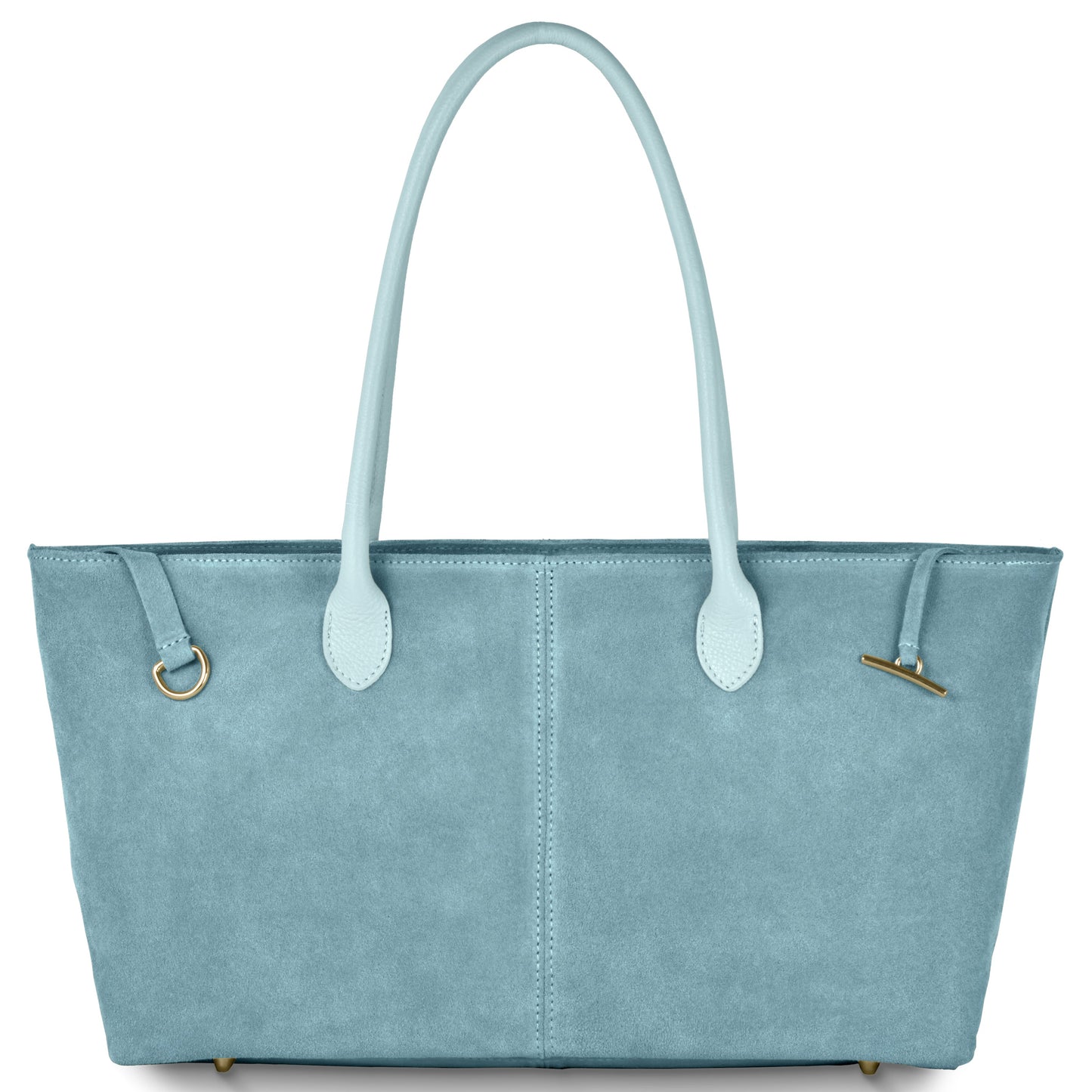 Suede Leather Satchel Bag